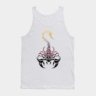 Scorpio, animal tribal print, scorpion zodiac sign, celtic design Tank Top